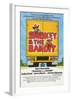 Smokey and the Bandit, Burt Reynolds (top), Jackie Gleason, 1977-null-Framed Art Print