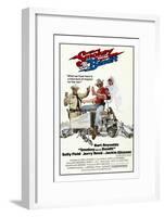 Smokey and the Bandit, from Left: Jackie Gleason, Burt Reynolds, Sally Field, 1977-null-Framed Art Print