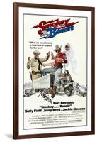 Smokey and the Bandit, from Left: Jackie Gleason, Burt Reynolds, Sally Field, 1977-null-Framed Art Print