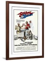 Smokey and the Bandit, from Left: Jackie Gleason, Burt Reynolds, Sally Field, 1977-null-Framed Art Print