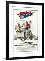 Smokey and the Bandit, from Left: Jackie Gleason, Burt Reynolds, Sally Field, 1977-null-Framed Art Print