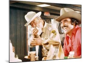 Smokey And The Bandit, Jackie Gleason, Burt Reynolds, 1977-null-Mounted Photo