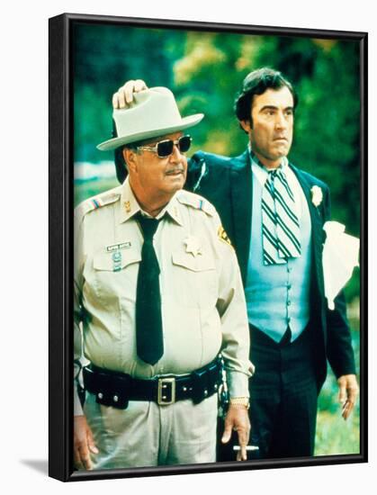 Smokey And The Bandit, Jackie Gleason, Mike Henry, 1977-null-Framed Photo