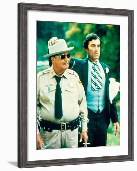 Smokey And The Bandit, Jackie Gleason, Mike Henry, 1977-null-Framed Photo