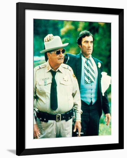 Smokey And The Bandit, Jackie Gleason, Mike Henry, 1977-null-Framed Photo