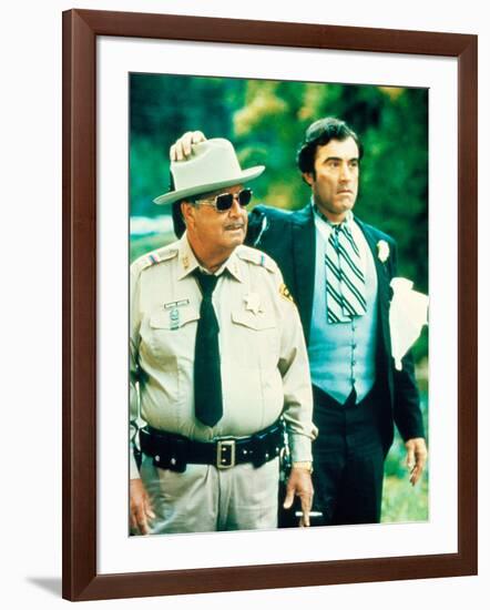 Smokey And The Bandit, Jackie Gleason, Mike Henry, 1977-null-Framed Photo