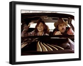 Smokey And The Bandit, Sally Field, Burt Reynolds, 1977-null-Framed Photo