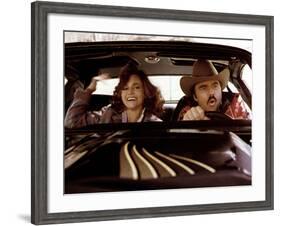 Smokey And The Bandit, Sally Field, Burt Reynolds, 1977-null-Framed Photo