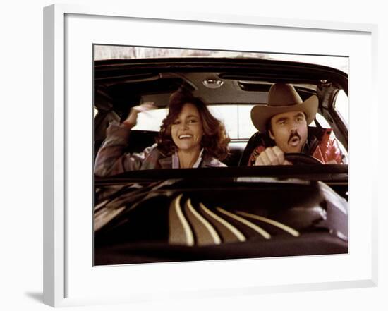 Smokey And The Bandit, Sally Field, Burt Reynolds, 1977-null-Framed Photo