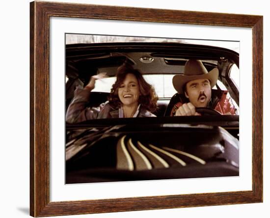 Smokey And The Bandit, Sally Field, Burt Reynolds, 1977-null-Framed Photo