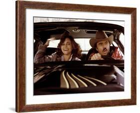 Smokey And The Bandit, Sally Field, Burt Reynolds, 1977-null-Framed Photo