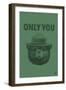 Smokey Bear - Only You - Duotone - Lantern Press Artwork-Lantern Press-Framed Art Print