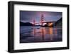 Smokey Golden Gate from Marshall Beach, Morning Light, San Francisco-Vincent James-Framed Photographic Print