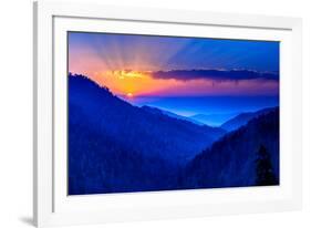 Smokey Mountain Beams-Steven Maxx-Framed Photographic Print