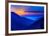 Smokey Mountain Beams-Steven Maxx-Framed Photographic Print