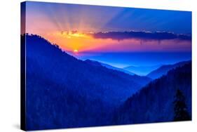 Smokey Mountain Beams-Steven Maxx-Stretched Canvas