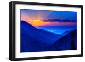 Smokey Mountain Beams-Steven Maxx-Framed Photographic Print