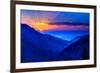 Smokey Mountain Beams-Steven Maxx-Framed Photographic Print