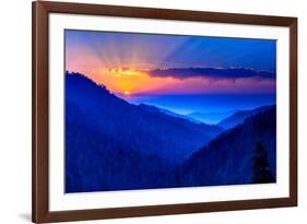 Smokey Mountain Beams-Steven Maxx-Framed Photographic Print