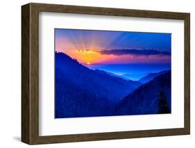 Smokey Mountain Beams-Steven Maxx-Framed Photographic Print