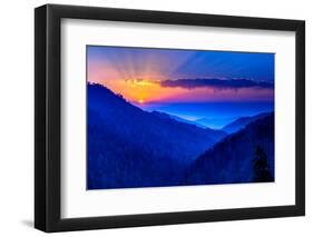 Smokey Mountain Beams-Steven Maxx-Framed Photographic Print