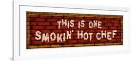 Smokin' Hot Chef-Kate Ward Thacker-Framed Giclee Print