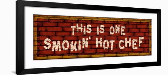 Smokin' Hot Chef-Kate Ward Thacker-Framed Premium Giclee Print