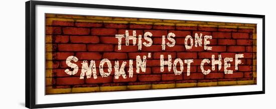 Smokin' Hot Chef-Kate Ward Thacker-Framed Premium Giclee Print