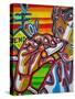 Smokin-Abstract Graffiti-Stretched Canvas