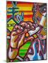Smokin-Abstract Graffiti-Mounted Giclee Print