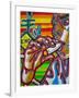 Smokin-Abstract Graffiti-Framed Giclee Print