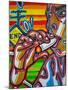 Smokin-Abstract Graffiti-Mounted Giclee Print