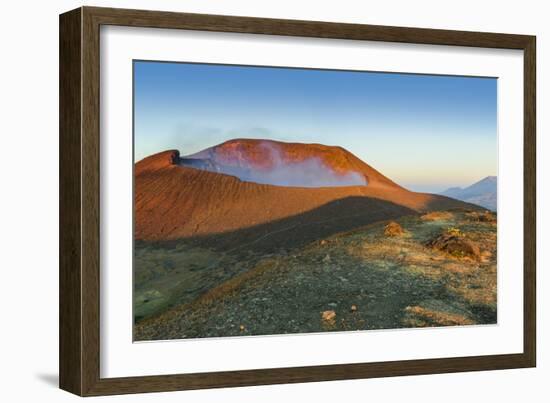 Smoking 700M Wide Crater of Volcan Telica in the North West Volcano Chain-Rob Francis-Framed Photographic Print