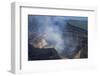 Smoking Ambrym volcano, Vanuatu, Pacific-Michael Runkel-Framed Photographic Print