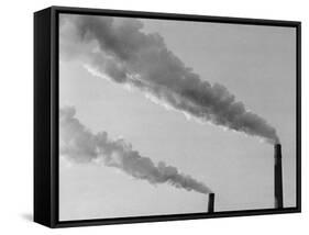 Smoking Chimneys-null-Framed Stretched Canvas