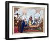 Smoking Club, 18th Century Artwork-George Arents-Framed Photographic Print