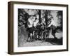 Smoking Cyclists-null-Framed Photographic Print