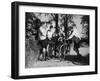 Smoking Cyclists-null-Framed Photographic Print