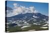 Smoking Gorely Volcano, Kamchatka, Russia, Eurasia-Michael-Stretched Canvas