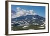 Smoking Gorely Volcano, Kamchatka, Russia, Eurasia-Michael-Framed Photographic Print