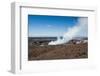 Smoking Kilauea Summit Lava Lake in the Hawaii Volcanoes National Park-Michael Runkel-Framed Photographic Print