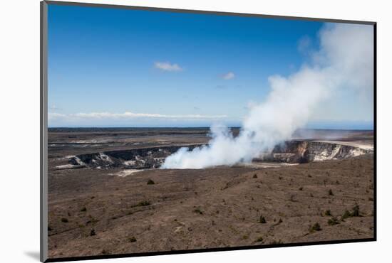 Smoking Kilauea Summit Lava Lake in the Hawaii Volcanoes National Park-Michael Runkel-Mounted Photographic Print