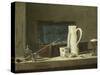 Smoking Kit with a Drinking Pot-Jean-Baptiste Simeon Chardin-Stretched Canvas