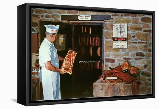 Smoking Meat-null-Framed Stretched Canvas