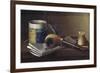 Smoking Scene-William Michael Harnett-Framed Giclee Print