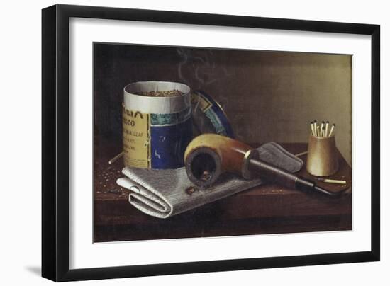 Smoking Scene-William Michael Harnett-Framed Giclee Print