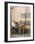 Smoking Water Pipes, Damascus, Syria, Middle East-Alison Wright-Framed Photographic Print