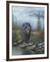 Smoky Mountain Black Bear-Robert Wavra-Framed Giclee Print