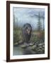 Smoky Mountain Black Bear-Robert Wavra-Framed Giclee Print