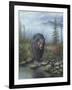 Smoky Mountain Black Bear-Robert Wavra-Framed Giclee Print